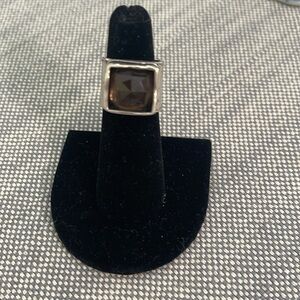 Silpada silver and topaz ring